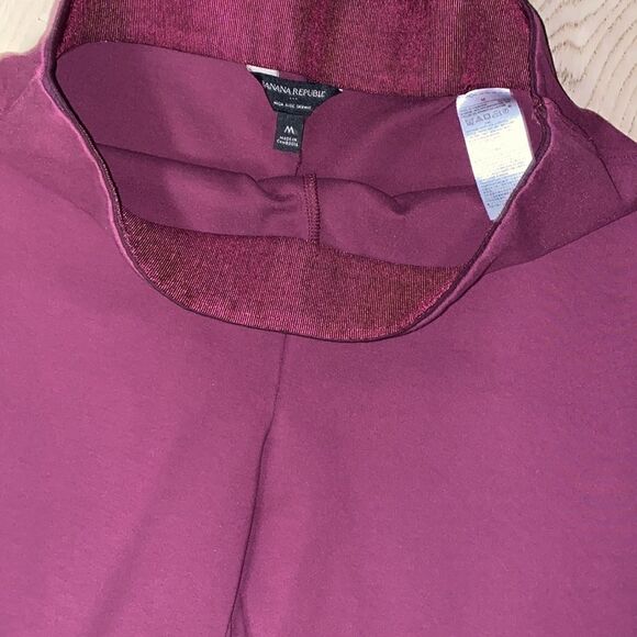 BANANA FACTORY PETITE LUXESTRETCH LEGGING IN BEET ROOT - Picture 4 of 4